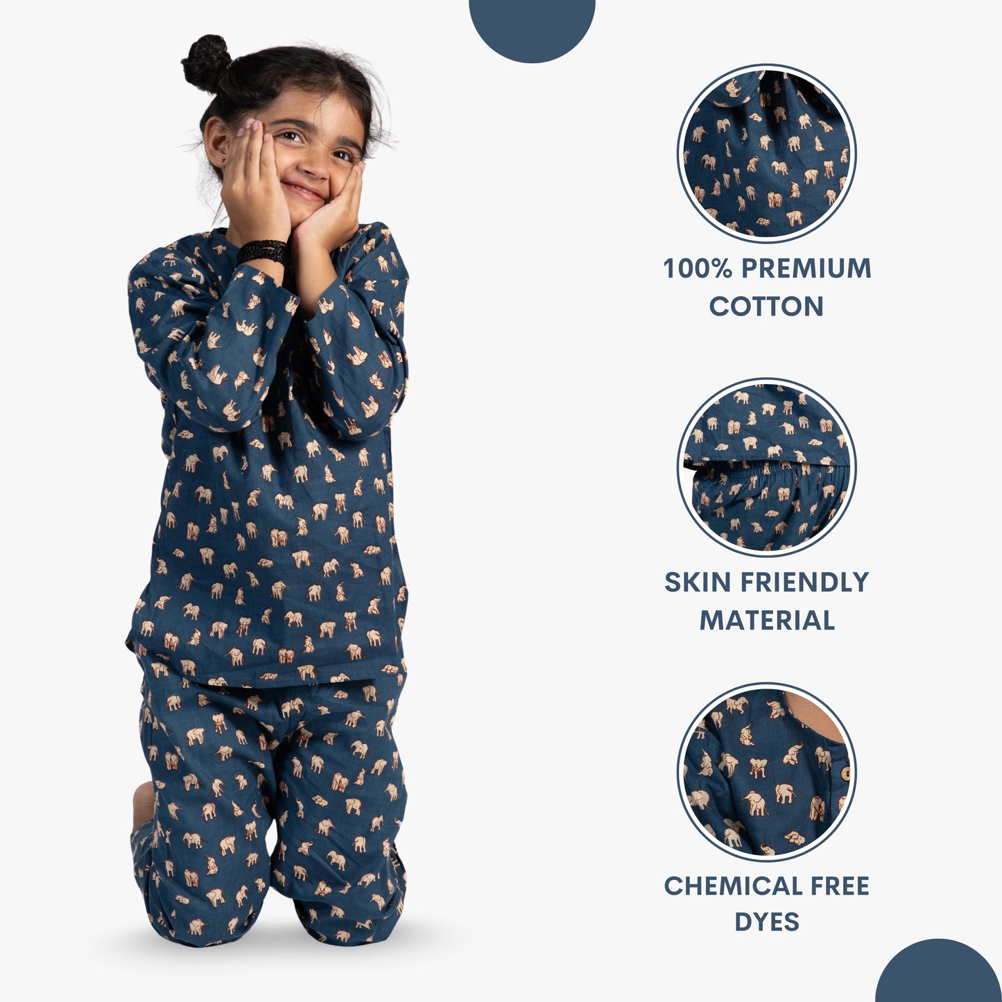Trunky Nights Kids Unisex Nightsuit