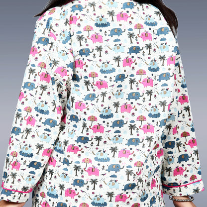 Elephant Sky Kids Unisex Night Suit Set