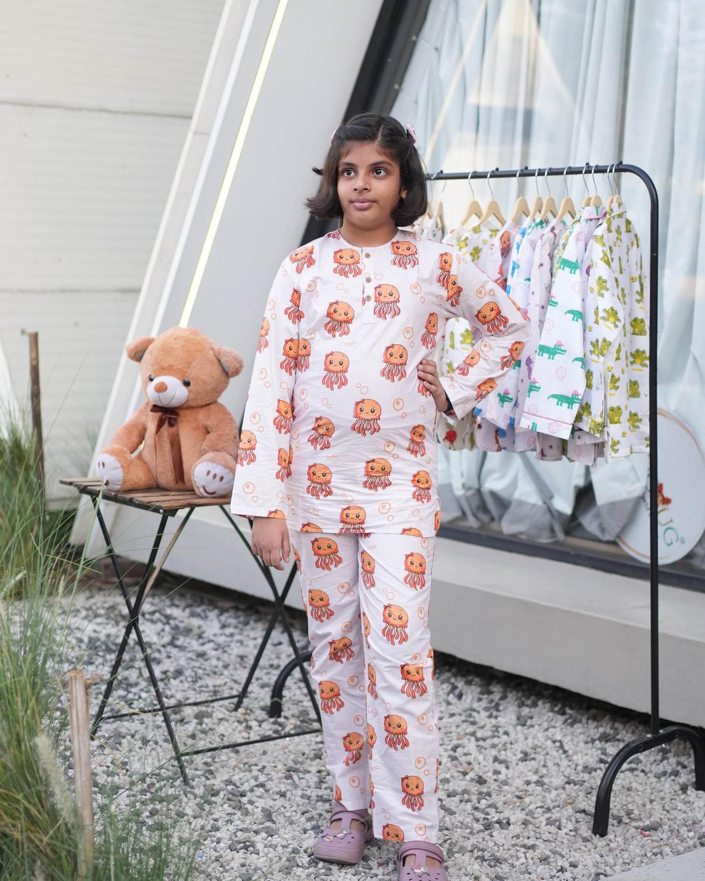Jelly Hugs Kids Unisex Night Suit