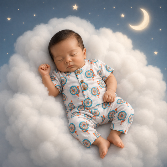 Royal Feather Kids Unisex Night Suit