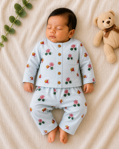 Aqua Bliss Kids Unisex Kids Night Suits