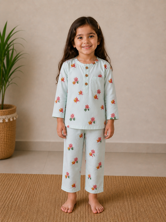Aqua Bliss Kids Unisex Kids Night Suits