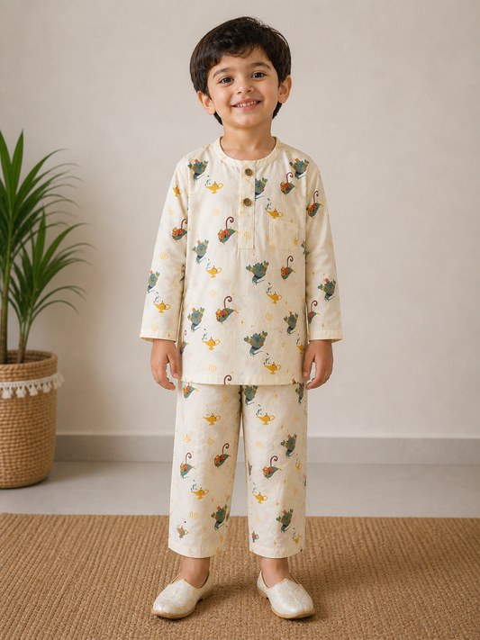 Genie Snuggles Kids Unisex Night Suits