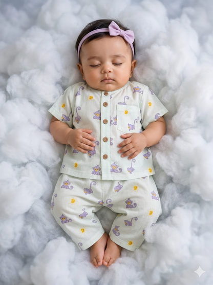 Mango Buddies Kids Unisex Night Suit