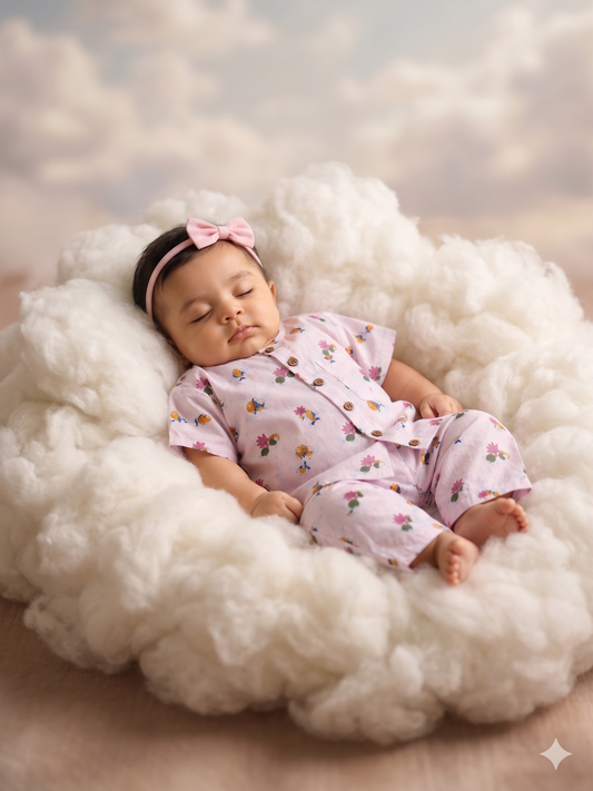 Lotus Aura Kids Unisex Night Suit