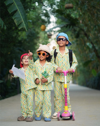 Fishy Wishy Kids Unisex Collar Night Suit
