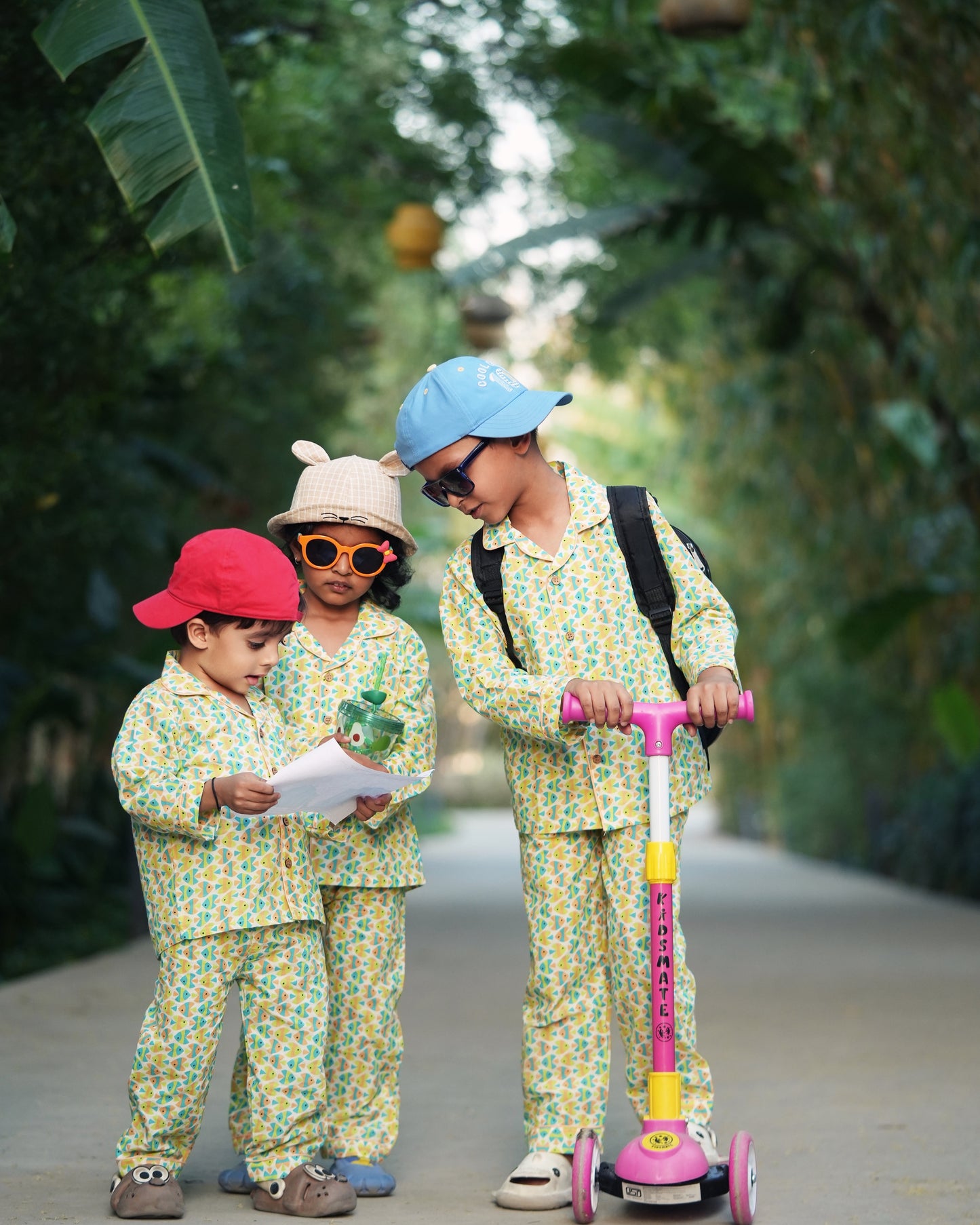Fishy Wishy Kids Unisex Collar Night Suit