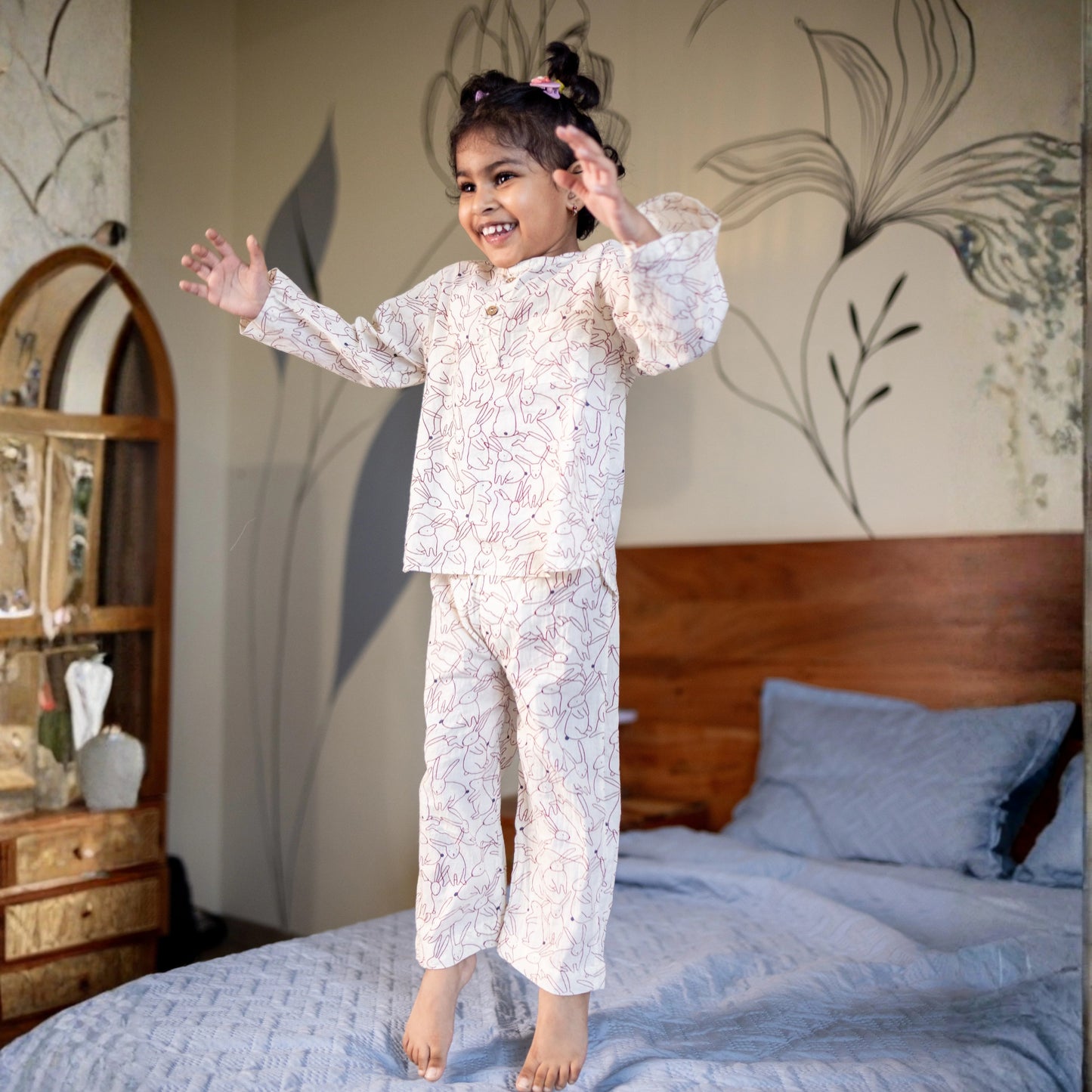 Bunny Slumber Kids Unisex Nightsuit