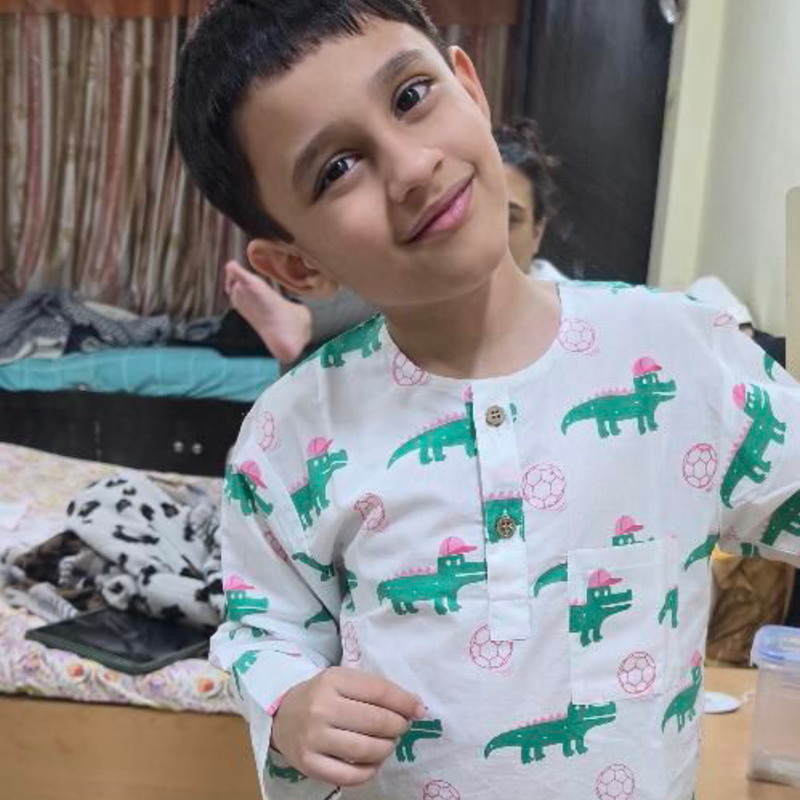 Croc Kick Kids Unisex Night Suit