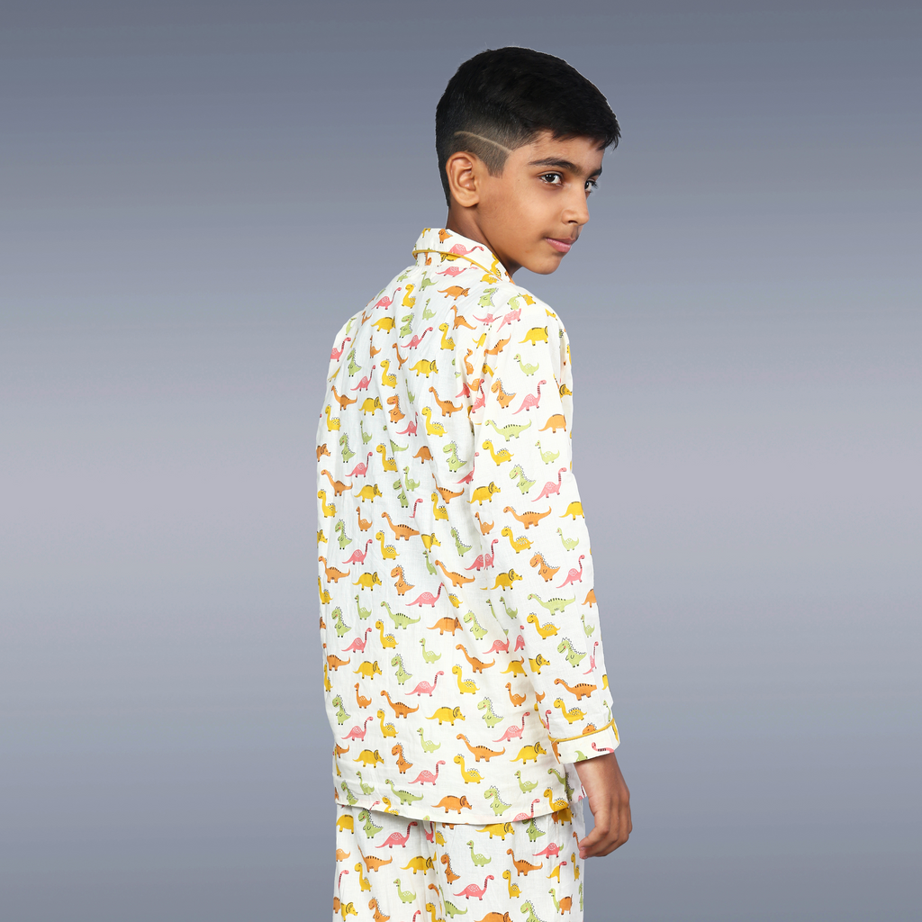 Dino Safari Kids Unisex Night Suit Set