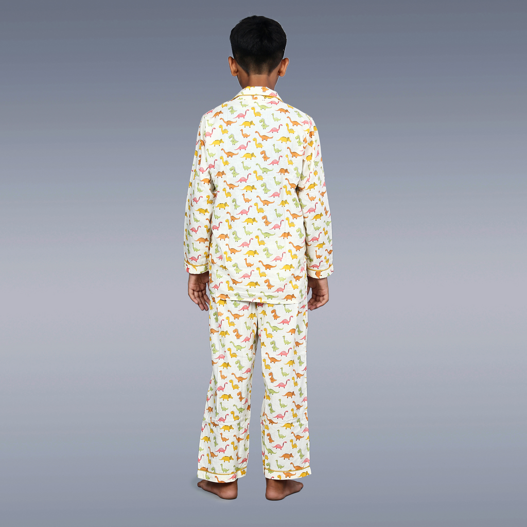 Dino Safari Kids Unisex Night Suit Set