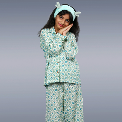 Garden Delight Kids Unisex Night Suit Set