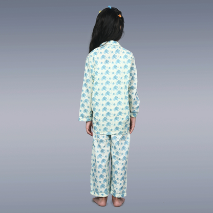 Ocean Parade Elephant Kids Unisex Night Suit Set