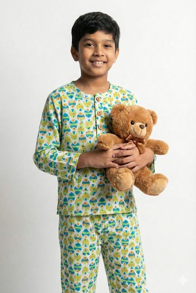 Fishy Wishy Kids Unisex Nightsuit