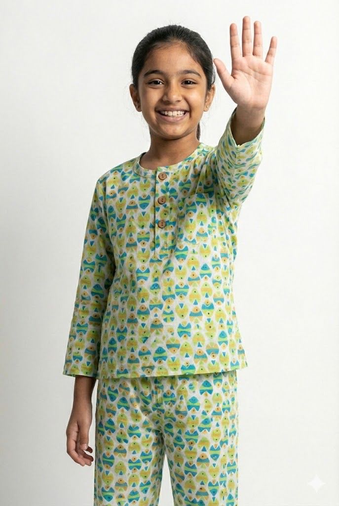 Fishy Wishy Kids Unisex Nightsuit