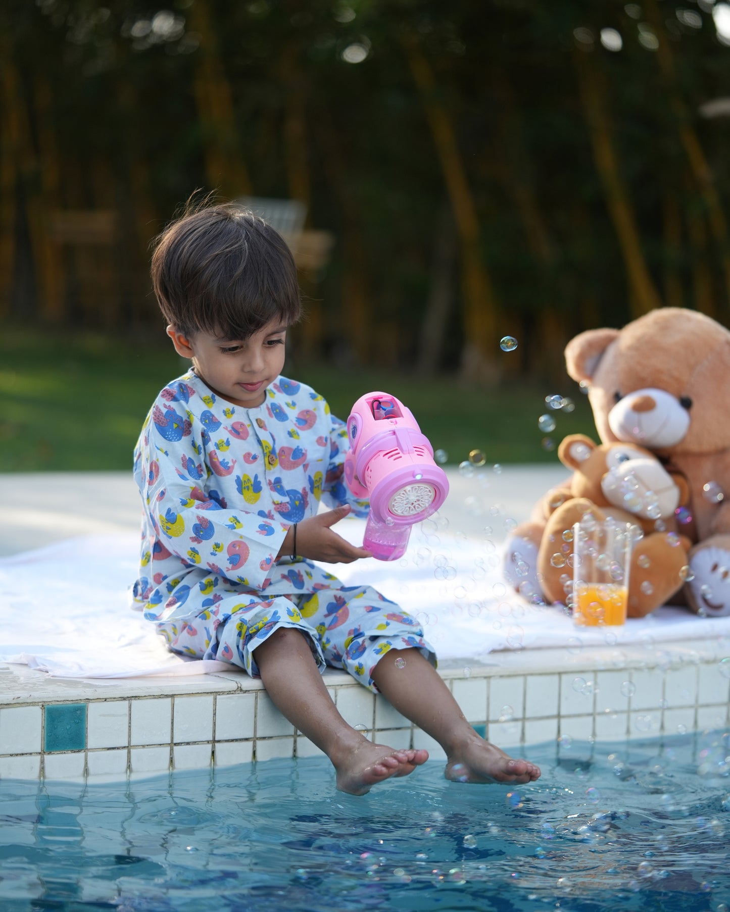 Chirpy Birds Kids Unisex Night Suit