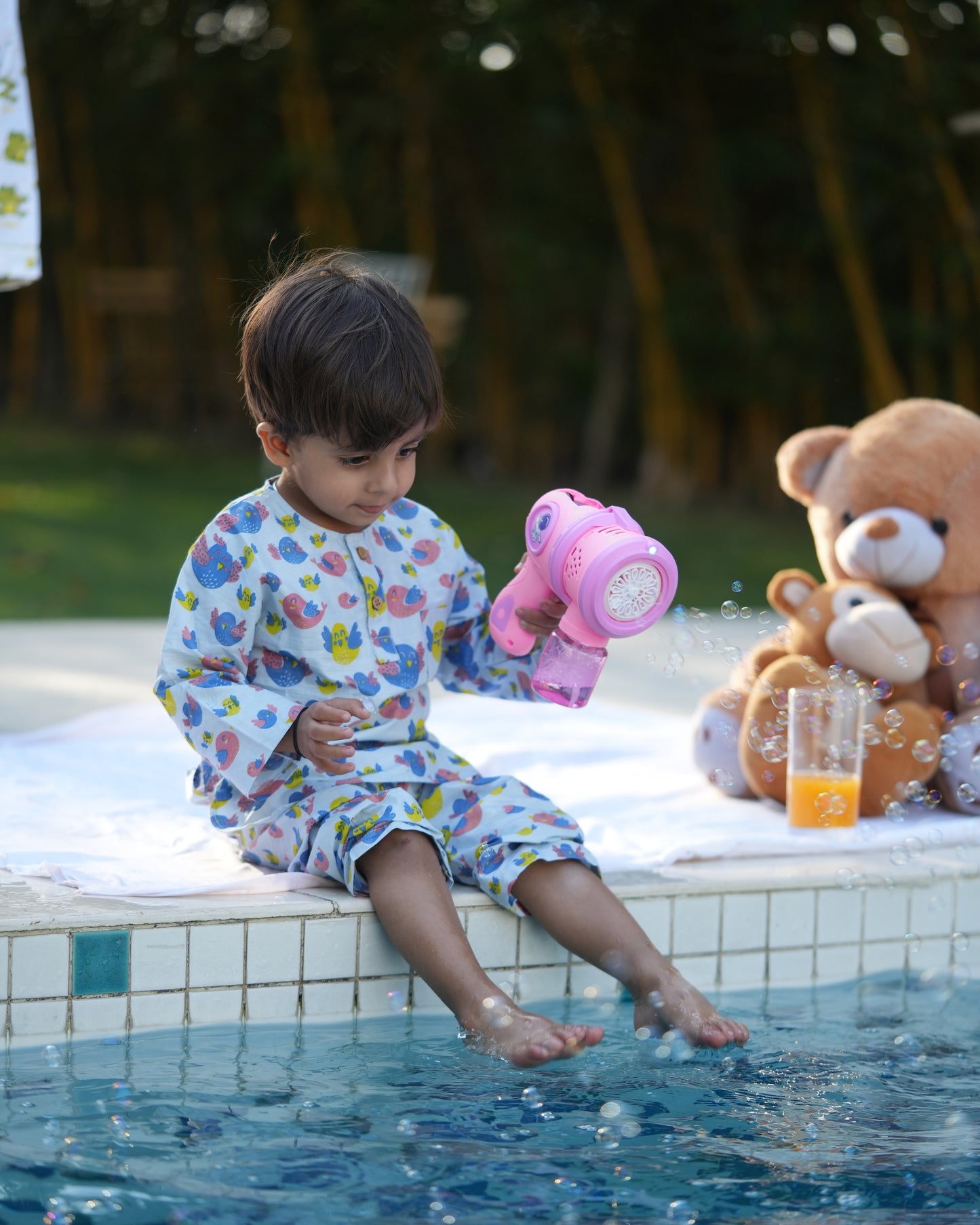 Chirpy Birds Kids Unisex Night Suit